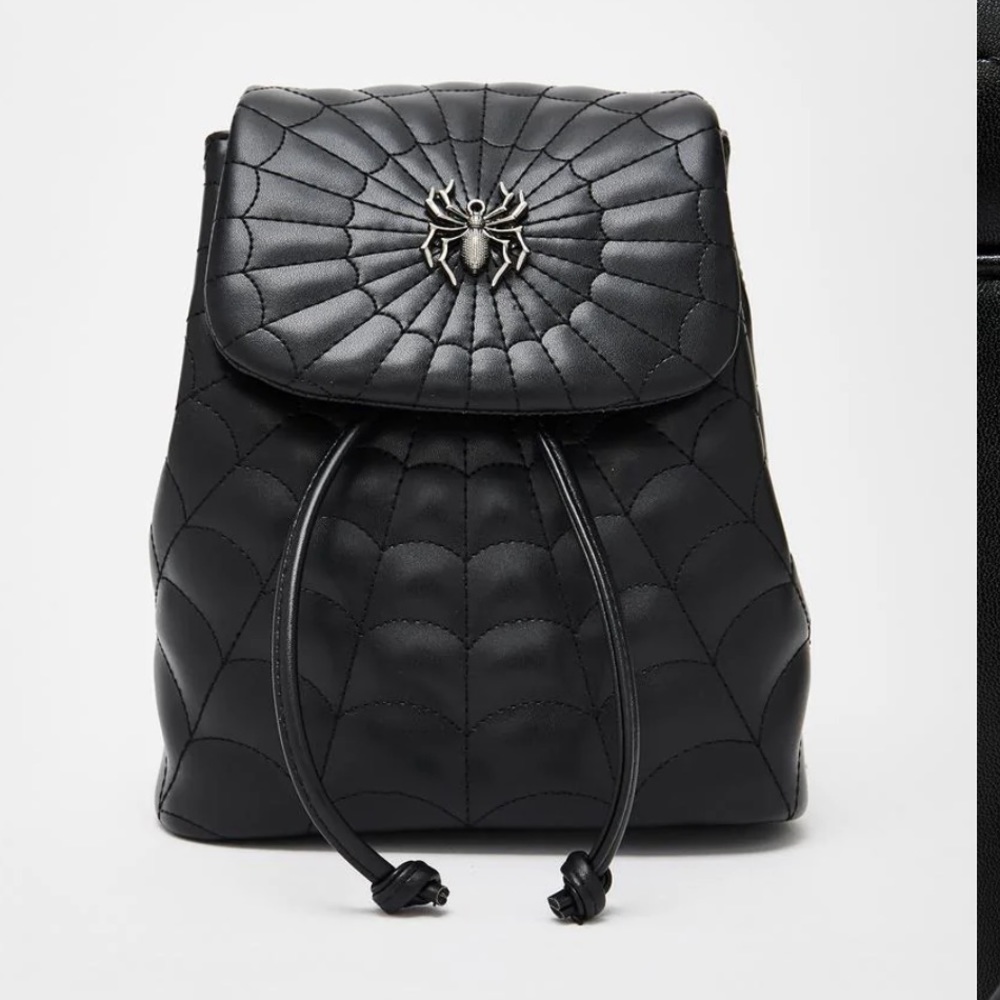 RARE AF Dolls Kill Spiderweb Mini Backpack